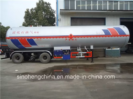 56000 Liters 3 Axles LPG Tank Semi Trailer for Selling