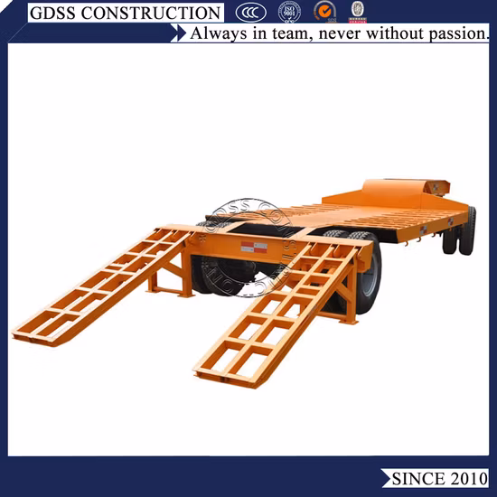 10 - 20ton Flatbed Turnable Drawbar Towing Full Semi Trailer