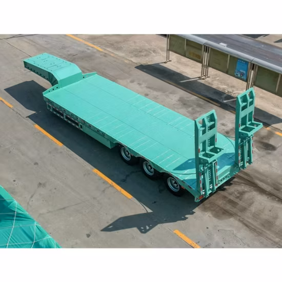 Three Axle 100 Ton Heavy Duty Box/Van Shape Side Dump/Tipping/Tipper Semi Trailer for Sand/Stone/Coal Mineral Transport