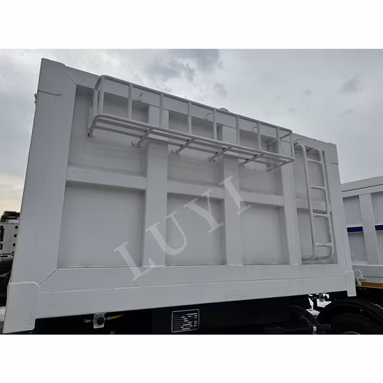 2018 China Low Price Tri-Axle 20 Ton 30 Ton Drawbar Flatbed Full Trailer for Africa