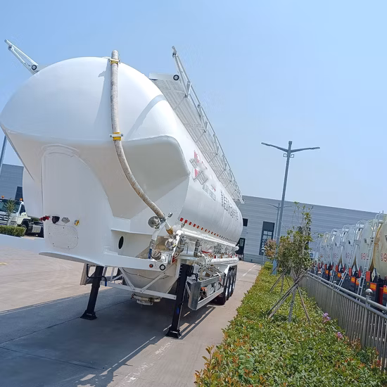 Dry Powder Trailer Powder Material Tanker Bulk Powder Tankers for Sale